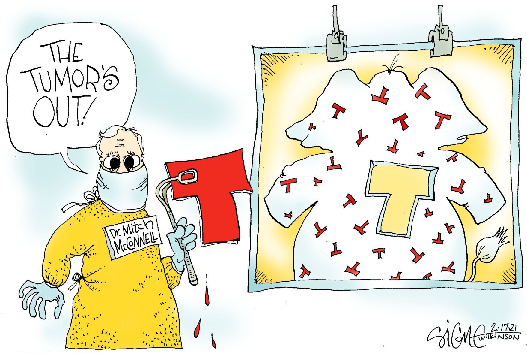 Signe Wilkinson cartoon